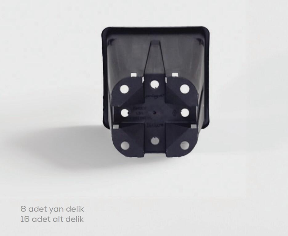 Siyah Üretim Saksısı